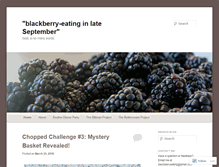 Tablet Screenshot of blackberryeating.com